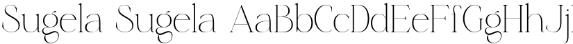 Sugela font download
