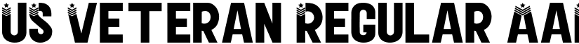 US Veteran font download