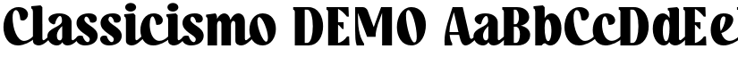 Classicismo font download