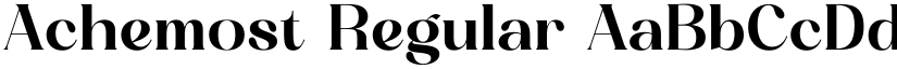 Achemost font download