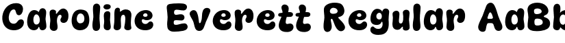 Caroline Everett font download