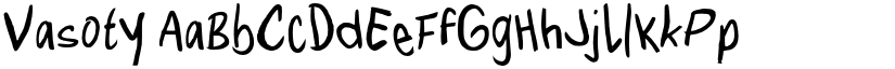 Vasoty font download