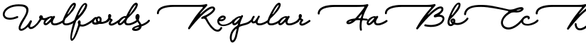 Walfords font download